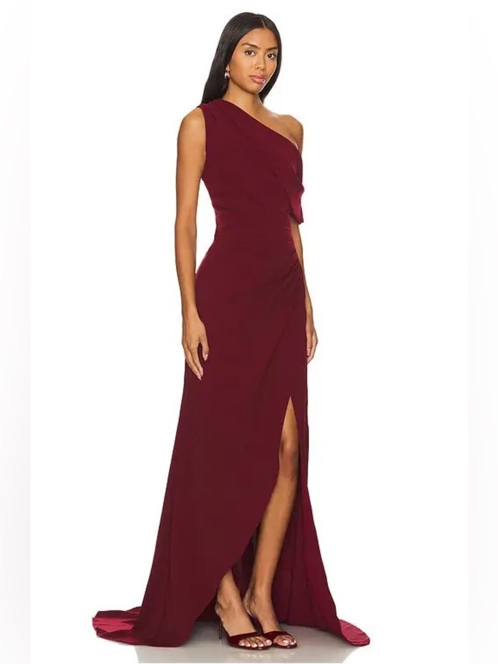 Elliatt Isadora Gown in Burgundy S - Picture 5 of 10